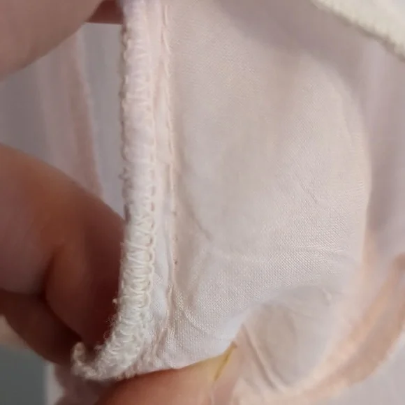 Johnny Was Blush Pink Embroidered Floral Lace Short Sleeve Tunic Top – Medium - Picture 5 of 11